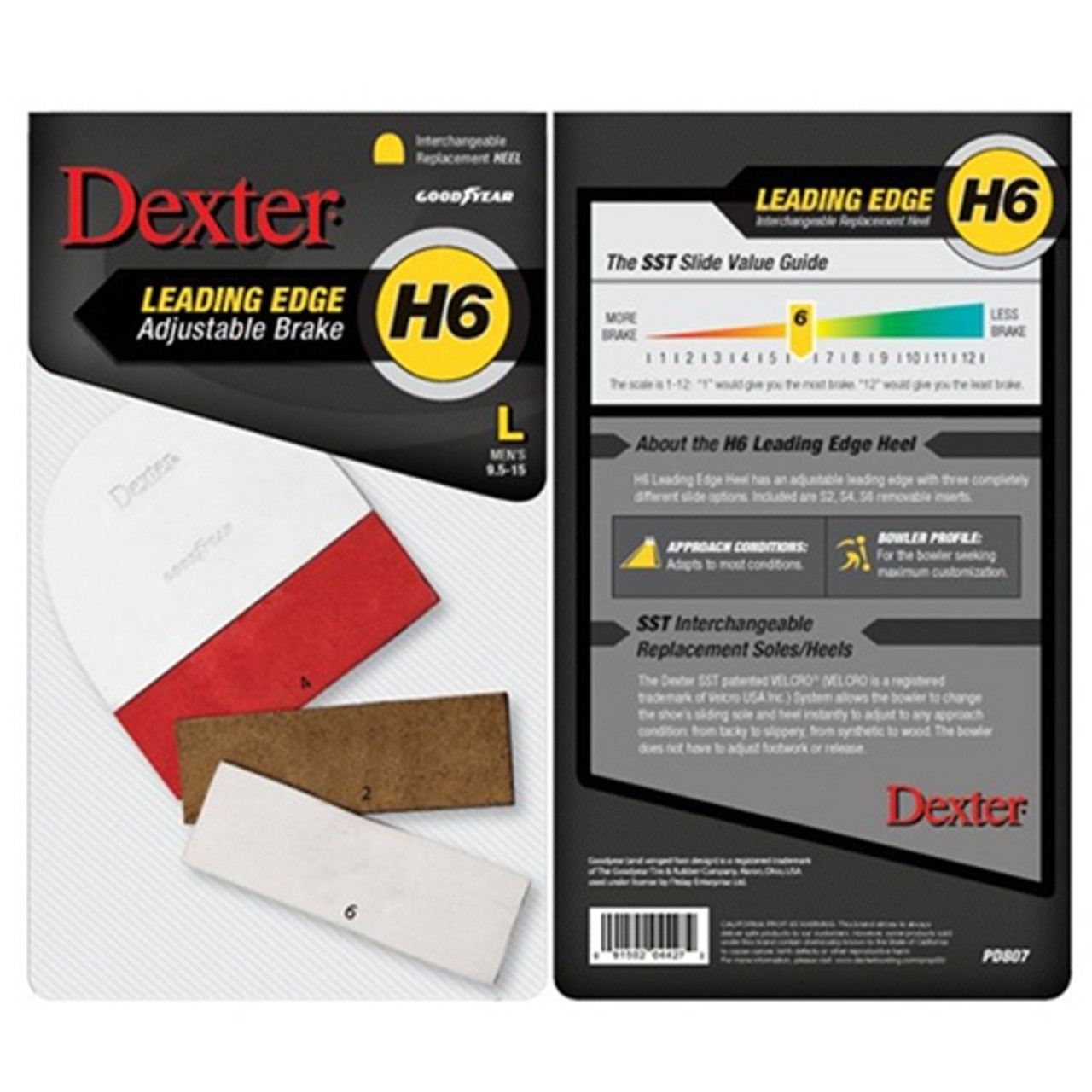 Dexter Replacement Heel - Leading-Edge (H6)