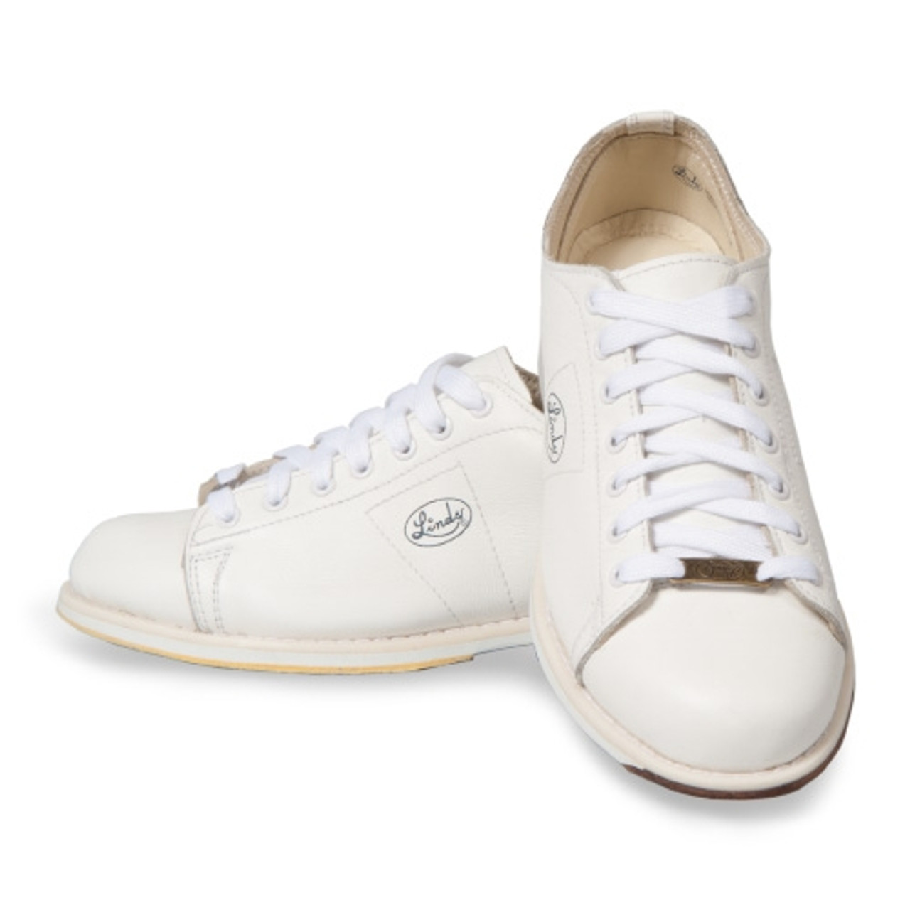 Linds Classic Mens Bowling Shoes White 