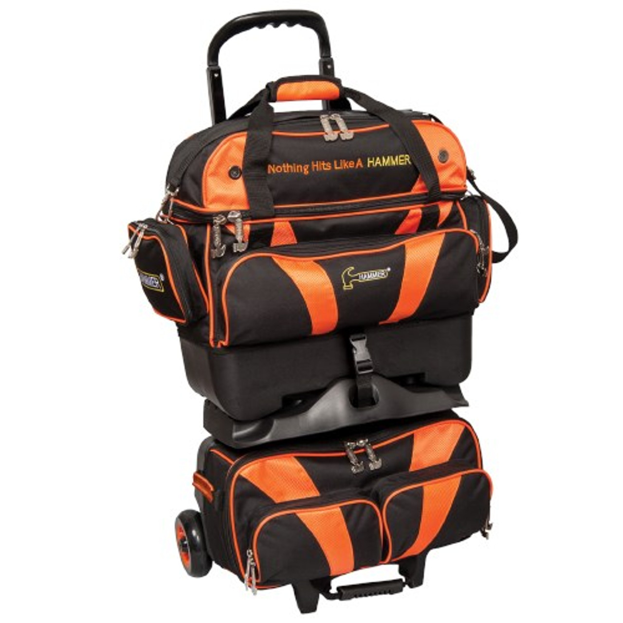 Hammer Black Orange 2 Ball Tote Bowling Bag FAST SHIPPING