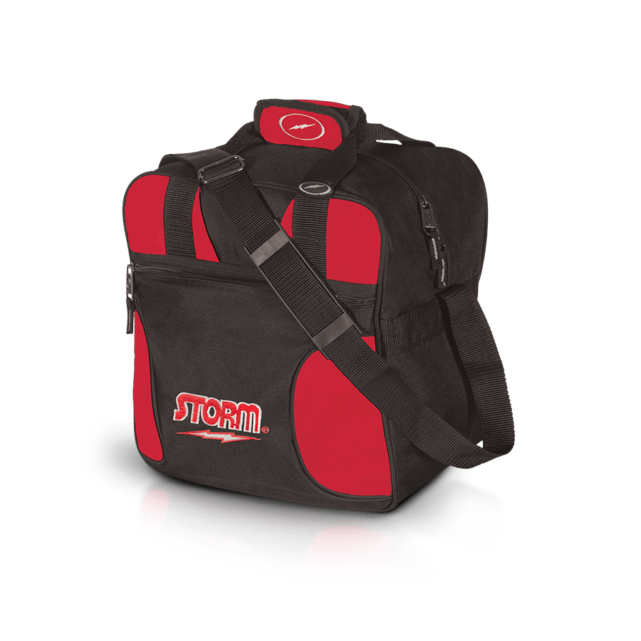 ◆STORM◆ 1ボールバッグ＋ボウリングウェア Lサイズ Storm 1 Ball Solo Bowling Bag Black/Red - BuddiesProShop.com