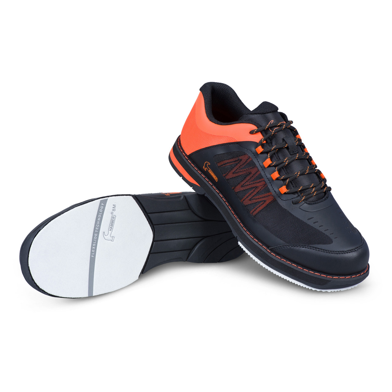 orange bowling shoes