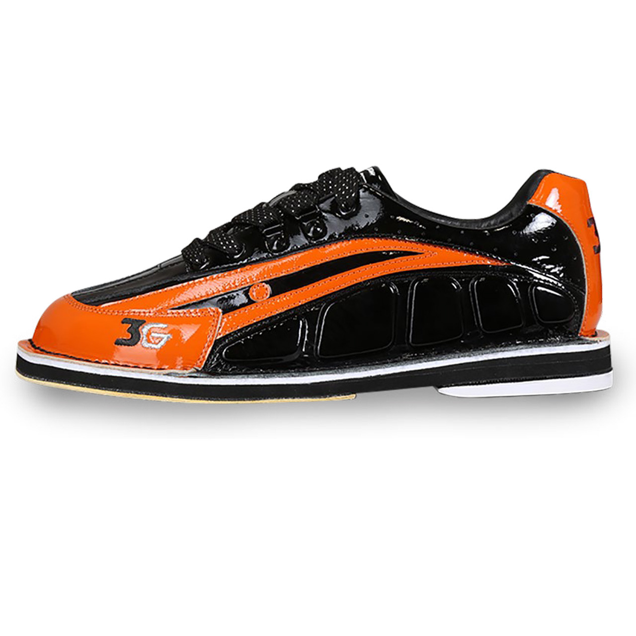 3G Tour Ultra/C Men's Bowling Shoes Black/Orange - Right Handed FREE  SHIPPING 