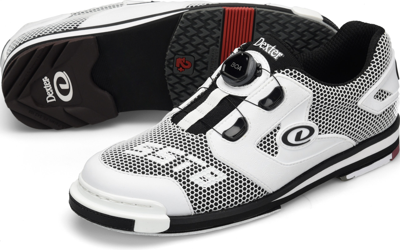 Dexter Mens SST 8 Power-Frame BOA Bowling Shoes White/Black