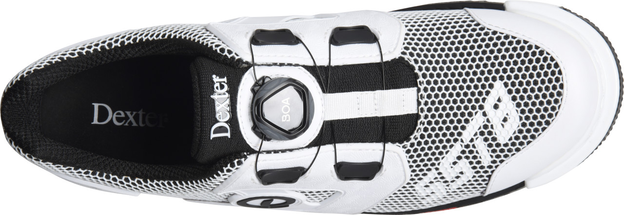 Dexter Mens SST 8 Power-Frame BOA Bowling Shoes White/Black FREE