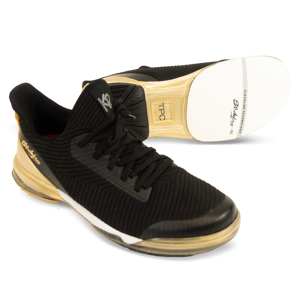 KR Strikeforce Unisex Alpha Bowling Shoes - Right Hand - Black 
