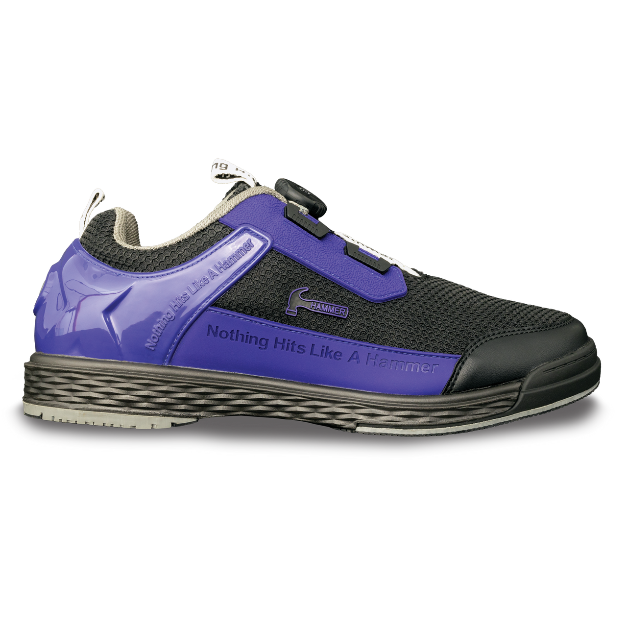 Hammer Men's Power Diesel Bowling Shoes Purple/Black Right