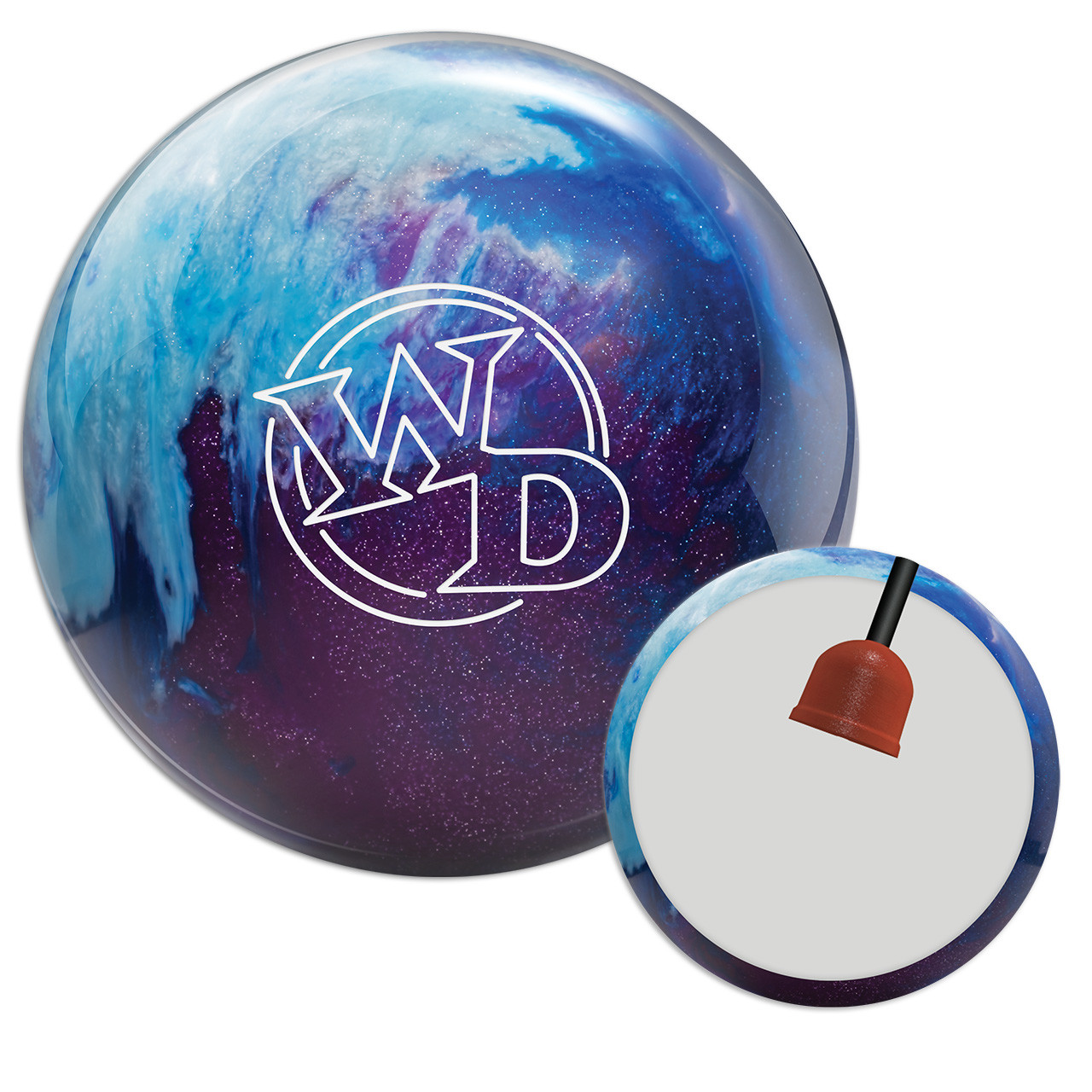 Columbia 300 White Dot Bowling Ball - Peek-A-Boo Berry FREE