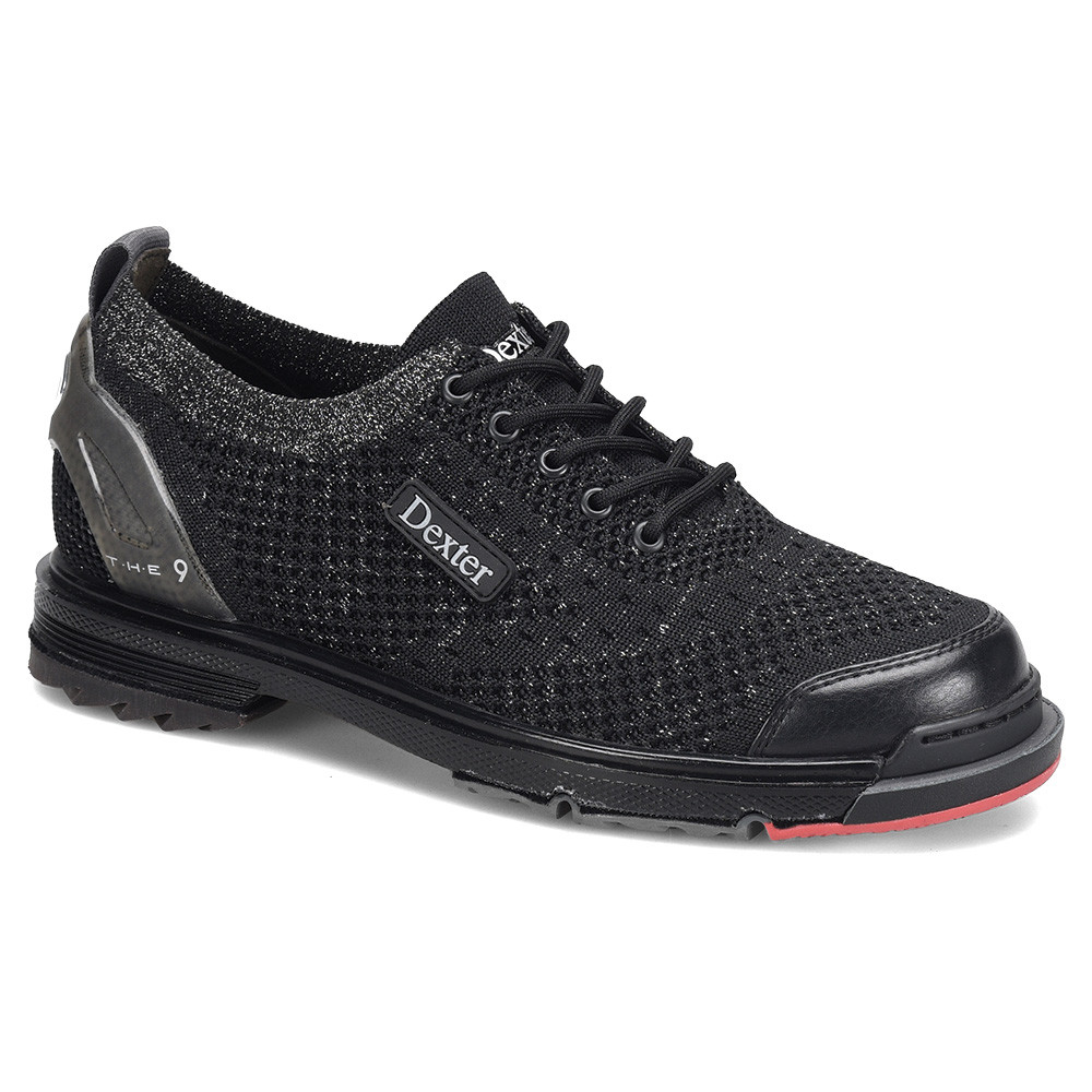 Dexter Women's THE 9 Knit ST Bowling Shoes Black/Silver FREE SHIPPING