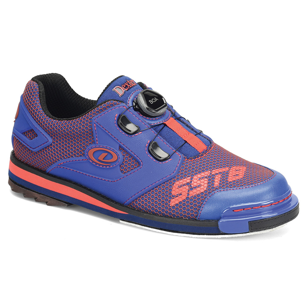 Dexter Men's SST 8 Power-Frame Boa Bowling Shoes - Blue/Red - WIDE