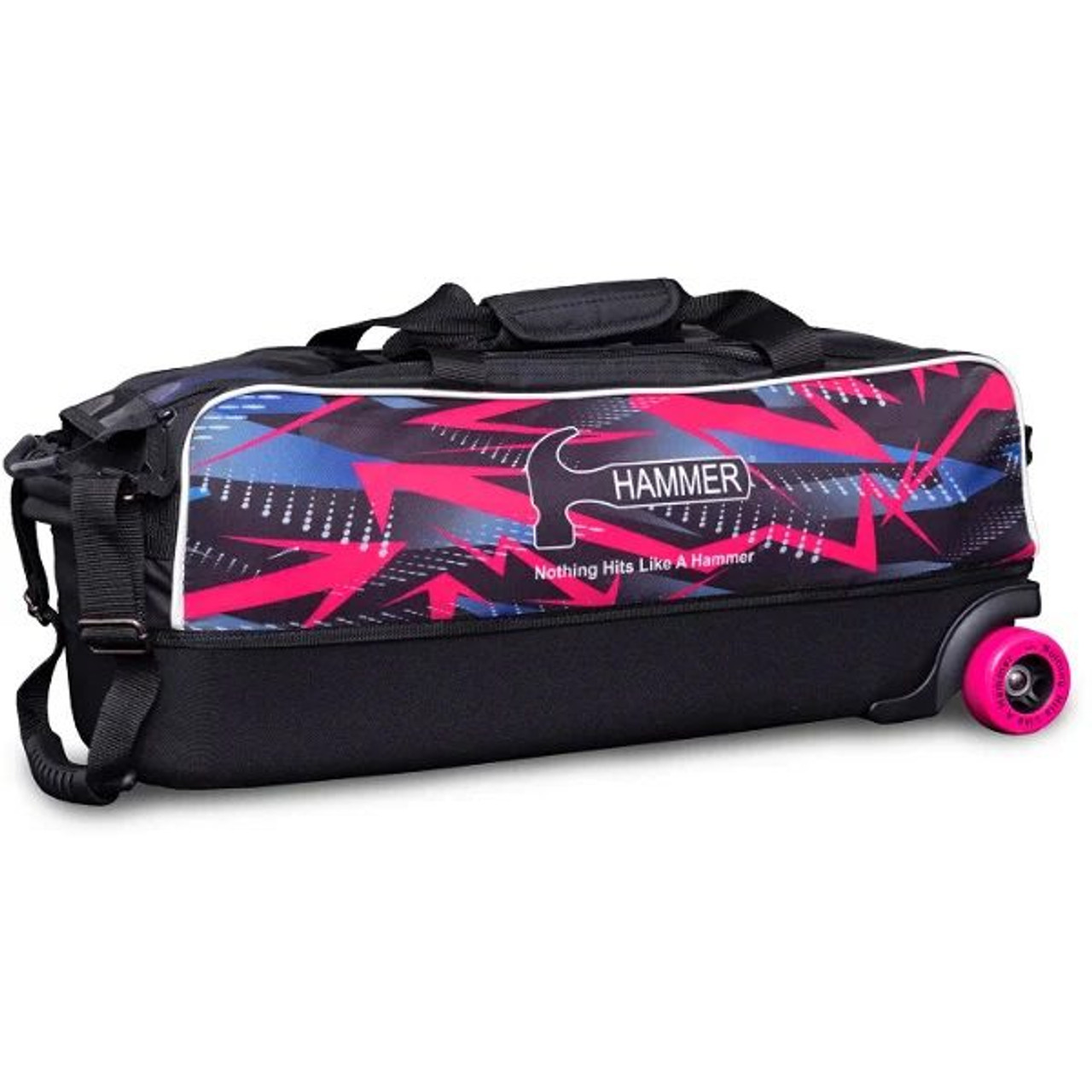 Hammer Dye-Sub Triple Tote Bowling Bag - Pink Arrows FREE SHIPPING