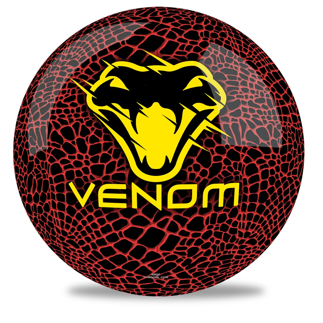 Motiv Lethal Venom Spare Bowling Ball - Red/Yellow FREE SHIPPING 