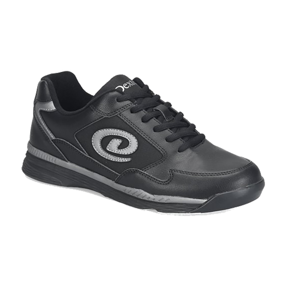 Dexter Men's Ricky V Bowling Shoes - Black/Alloy - Wide Width FREE