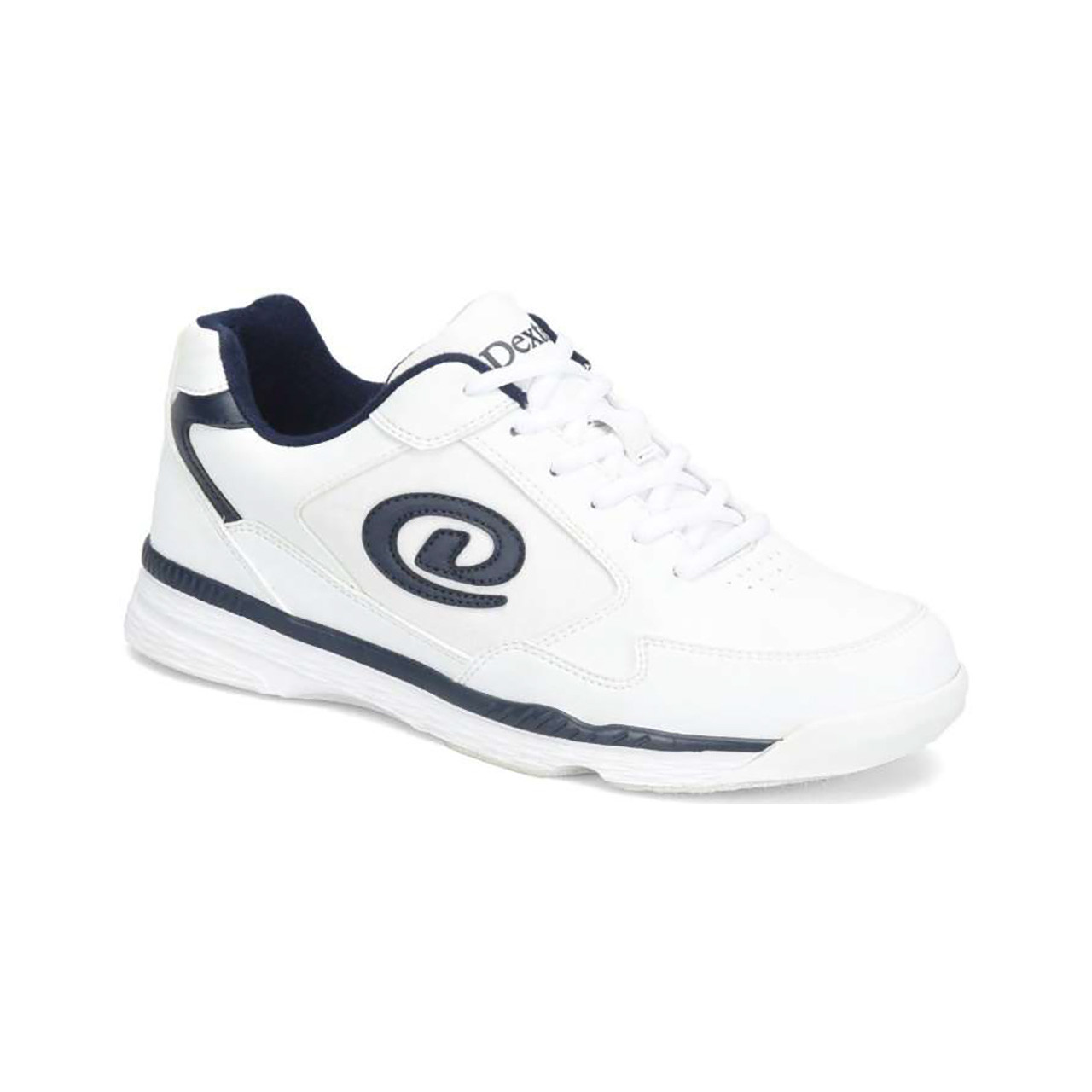 靴 RYKEY Dexter Men's Ricky V Bowling Shoes - White/Blue - Wide Width