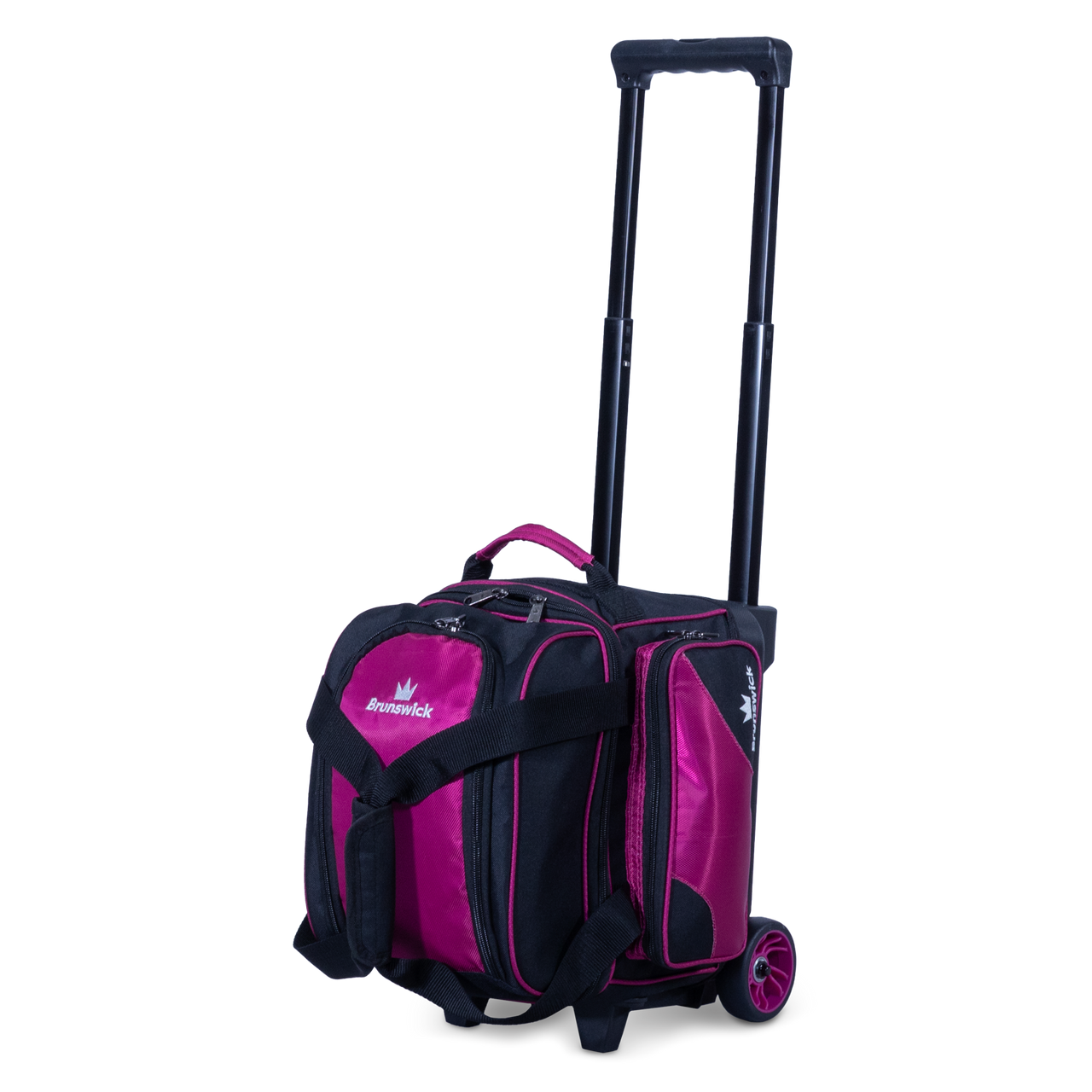 Brunswick Zone Single Roller Bowling Bag - Raspberry FREE SHIPPING Brunswick Zone Single Roller Bowling Bag - Raspberry FREE SHIPPING