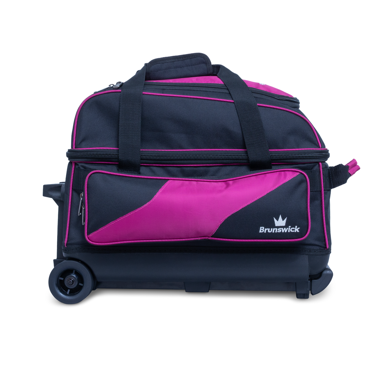 Brunswick Zone Double Roller Bowling Bag - Raspberry FREE SHIPPING Brunswick Zone Double Roller Bowling Bag - Raspberry FREE SHIPPING