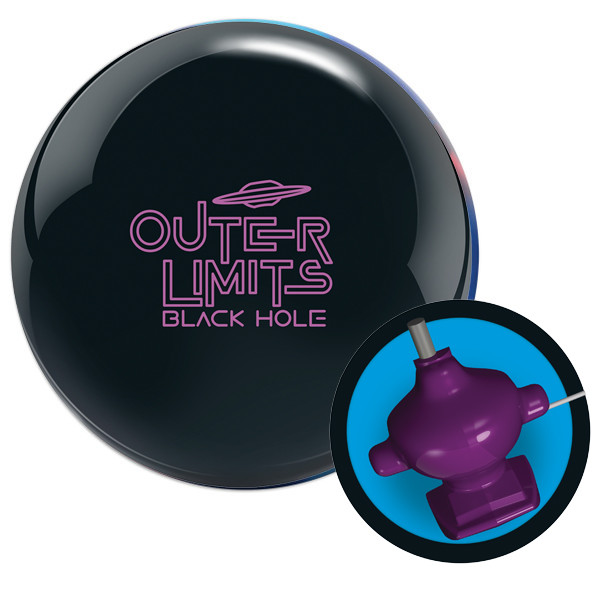 Radical Outer Limits Black Hole Bowling Ball FREE SHIPPING