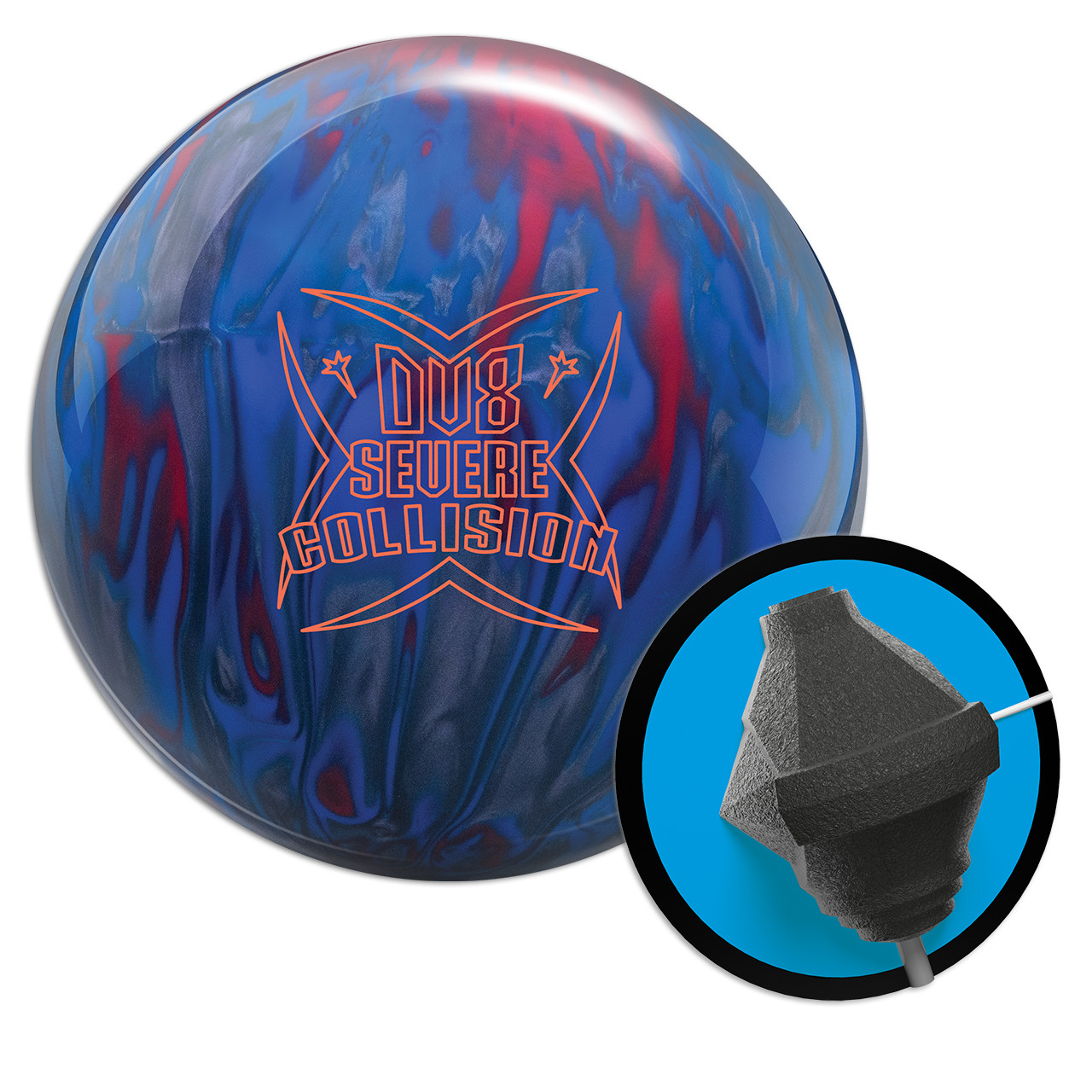 DV8 Severe Collision Bowling Ball - 14lbs FREE SHIPPING