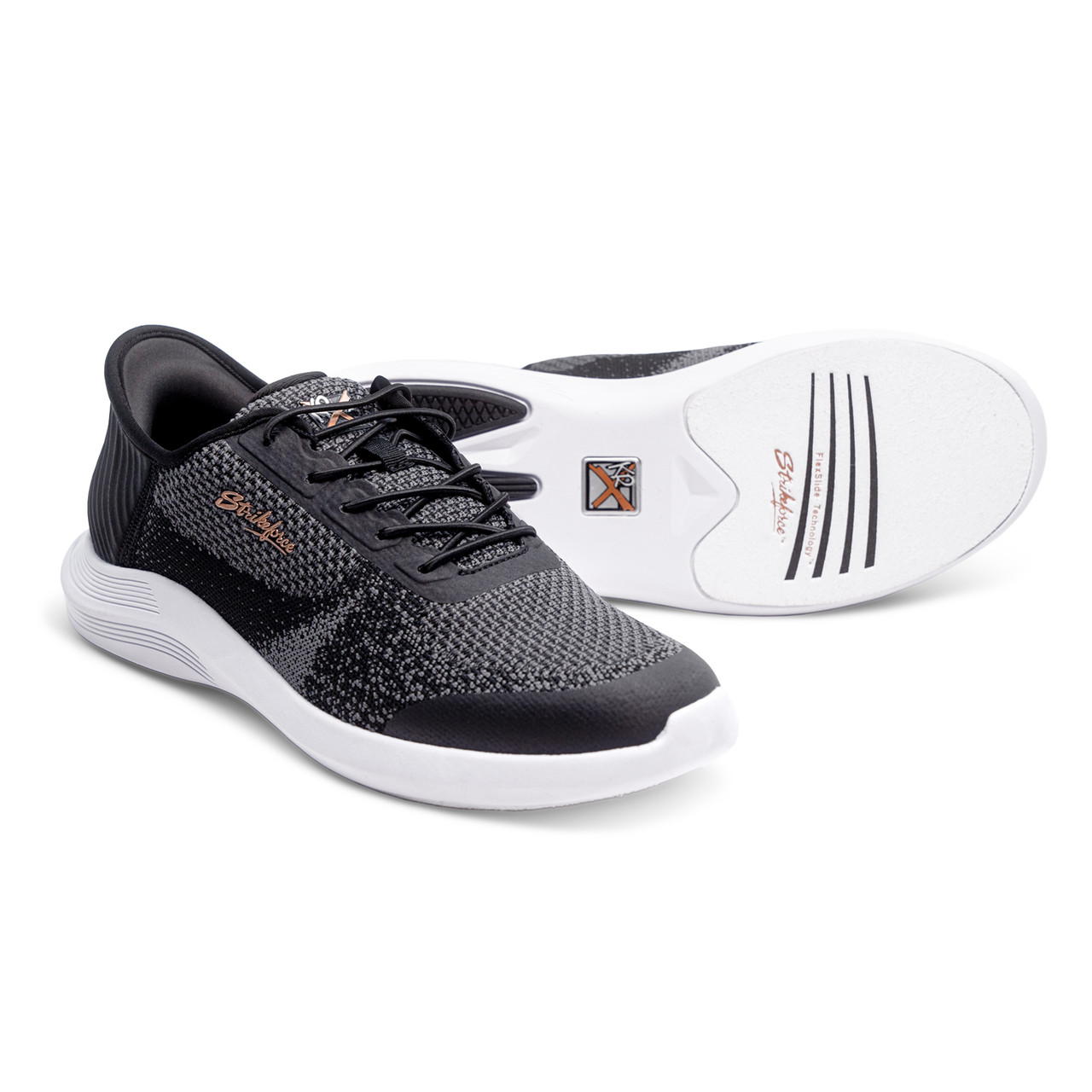 KR Strikeforce Men's Pilot Bowling Shoes - Black Wide FREE