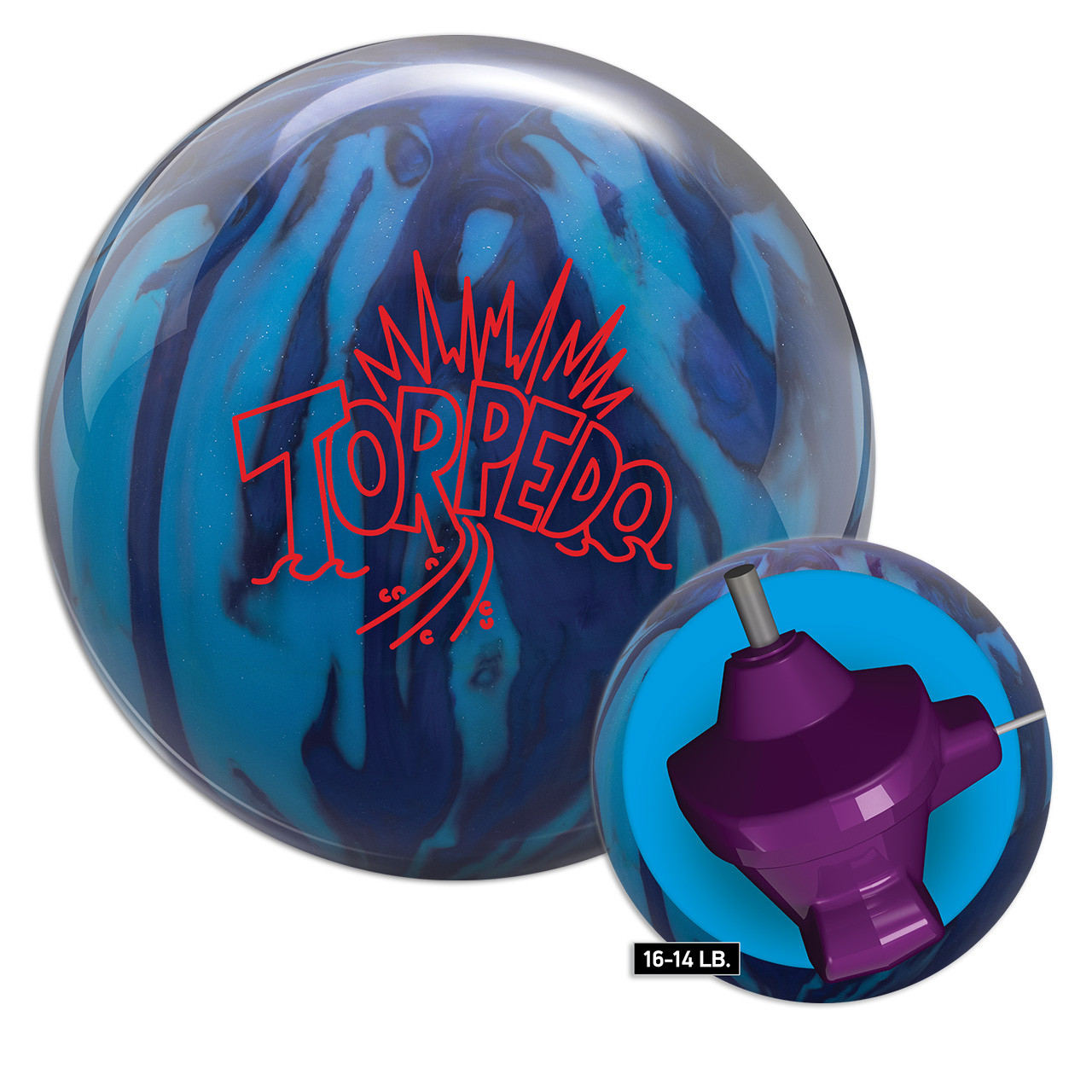RADICAL TORPEDO ボウリングボール Radical Torpedo Bowling Ball - 14lbs FREE SHIPPING