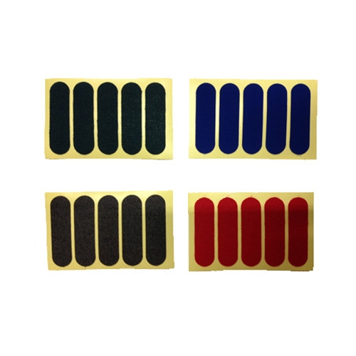 Vise Hada Patch #4 Gray Thumb Tape - 1/2 Inch, 60 Pieces Per Pack, Bowling Grip Tape