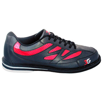 3G Unisex Cruze Bowling Shoes - Black/Red - single shoe 3G Unisex Cruze Bowling Shoes - Black/Red - single shoe
