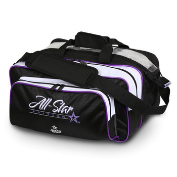 Roto Grip 2 Ball All-Star Edition Carryall Tote - Black/White/Purple 