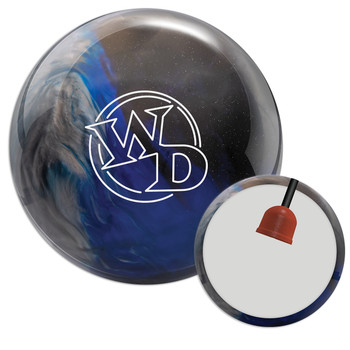 Columbia 300 White Dot Blue/Black/Silver Bowling Ball