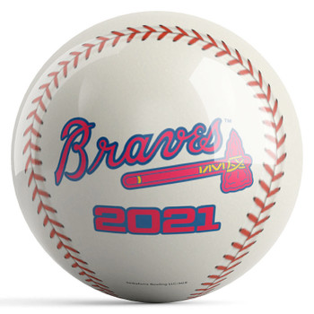 OTBB Atlanta Brave World Series Champs Bowling Ball