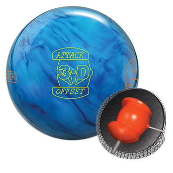 Hammer 3-D Offset Attack Bowling Ball and Core 
