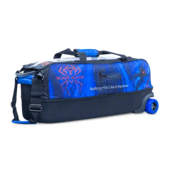 Hammer Black Widow Double Tote Bowling Bag with Shoe Pouch FREE
