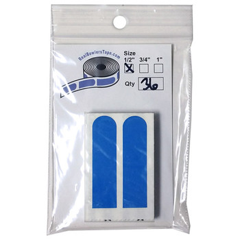 The Real Bowler's Tape Blue Smooth 1/2" Bowling Tape - 36 Pieces