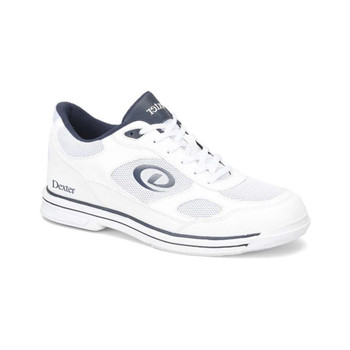 Dexter Men's Randy Bowling Shoes - White/Navy - Wide Width