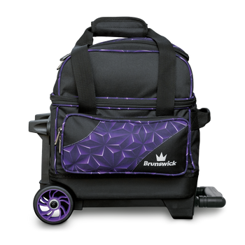 Brunswick Zone Single Roller Bowling Bag - Purple Prism