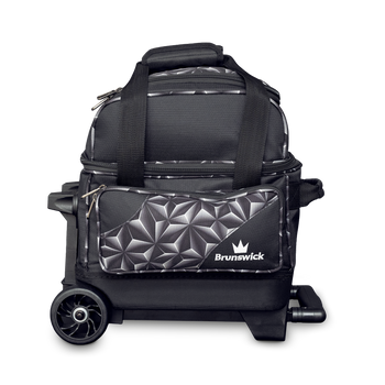 Brunswick Zone Single Roller Bowling Bag - Black Prism