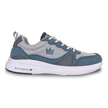 Brunswick Men's Outback Bowling Shoes - Grey/Blue