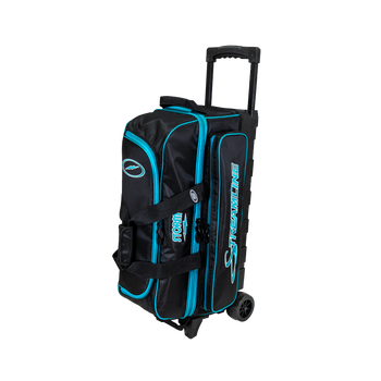 Storm Streamline 3 Ball Roller Bowling Bag - Diamond Black/Aqua