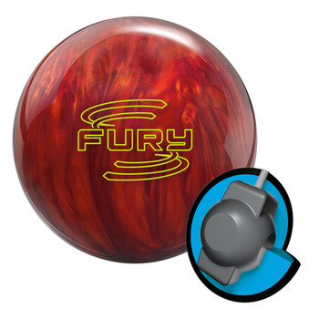 Brunswick Fury Bowling Ball - Orange/Red