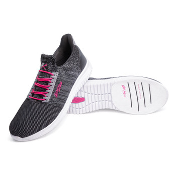 KR Strikeforce Women's Rhythm Bowling Shoes - Dark Grey/Pink