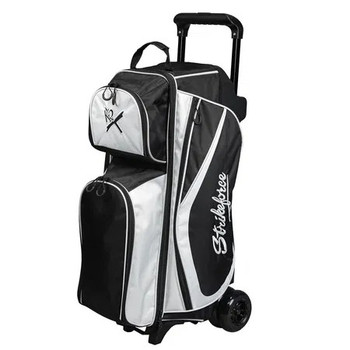 KR Strikeforce Drive Dually Triple Roller Bowling Bag - Black/White