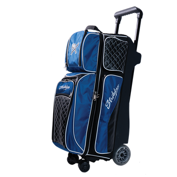 KR Strikeforce Royal Flush 360 Triple Roller Bowling Bag - Royal