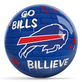 OTBB Buffalo Bills Graffiti Bowling Ball