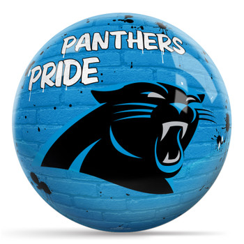 OTBB Carolina Panthers Graffiti Bowling Ball