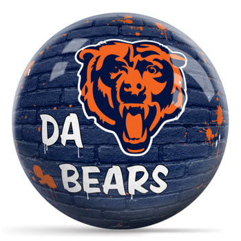 OTBB Chicago Bears Graffiti Bowling Ball