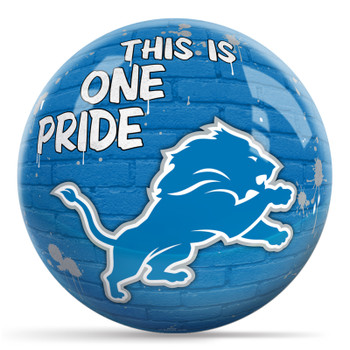 OTBB Detroit Lions Graffiti Bowling Ball