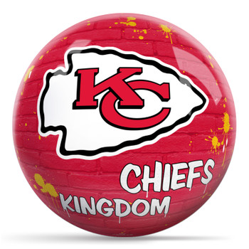 OTBB Kansas City Chiefs Graffiti Bowling Ball