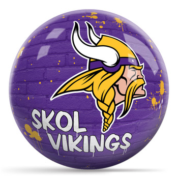 OTBB Minnesota Vikings Graffiti Bowling Ball