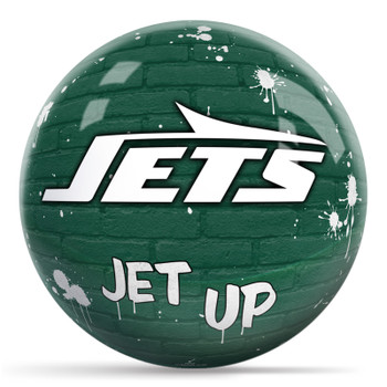 OTBB New York Jets Graffiti Bowling Ball