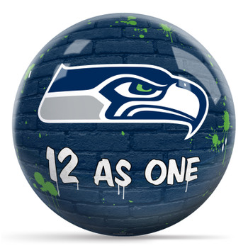 OTBB Seattle Seahawks Graffiti Bowling Ball