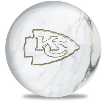OTBB Kansas City Chiefs Marble Bowling Ball
