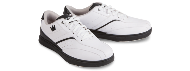 Brunswick Vapor Mens Bowling Shoes - White/Black